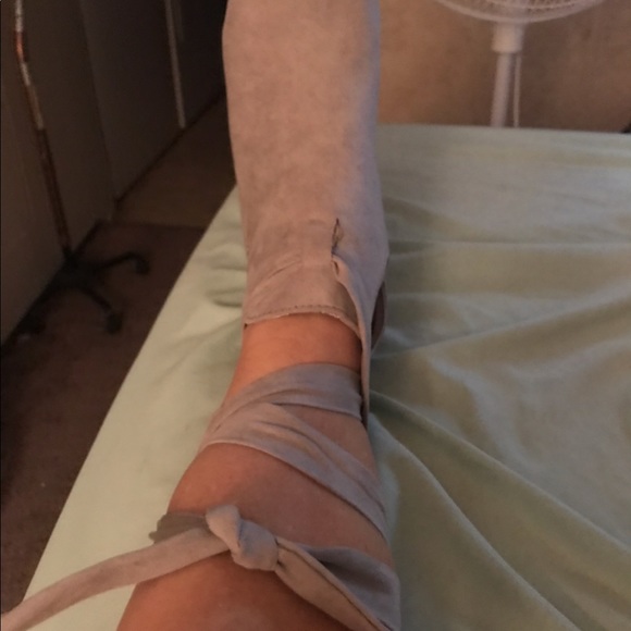 Gray Boots (only worn once) - Picture 3 of 8